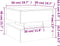 vidaXL - Salontafel - met - metalen - poten - 50x50x40 - cm - gerookt - eikenkleurig