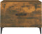 vidaXL - Salontafel - met - metalen - poten - 50x50x40 - cm - gerookt - eikenkleurig