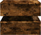 vidaXL - Salontafel - met - metalen - poten - 50x50x40 - cm - gerookt - eikenkleurig