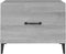 vidaXL - Salontafel - met - metalen - poten - 50x50x40 - cm - grijs - sonoma - eiken