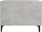 vidaXL - Salontafel - met - metalen - poten - 50x50x40 - cm - betongrijs