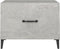 vidaXL - Salontafel - met - metalen - poten - 50x50x40 - cm - betongrijs