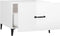 vidaXL - Salontafel - met - metalen - poten - 50x50x40 - cm - hoogglans - wit