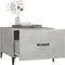 vidaXL - Salontafel - met - metalen - poten - 50x50x40 - cm - betongrijs