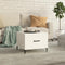 vidaXL - Salontafel - met - metalen - poten - 50x50x40 - cm - wit