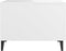 vidaXL - Salontafel - met - metalen - poten - 50x50x40 - cm - wit