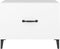 vidaXL - Salontafel - met - metalen - poten - 50x50x40 - cm - wit