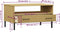 vidaXL - Salontafel - met - metalen - poten - OSLO - 85x50x45 - cm - hout - bruin
