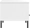 vidaXL - Salontafel - met - metalen - poten - OSLO - 85x50x45 - cm - masssief - hout - wit