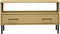 vidaXL - Salontafel - met - metalen - poten - OSLO - 85x50x45 - cm - hout - bruin