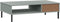 vidaXL - Salontafel - met - metalen - poten - OSLO - massief - grenenhout - grijs