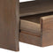 vidaXL - Salontafel - met - natuurlijke - rand - 90x50x40 - cm - acaciahout - grijs