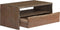 vidaXL - Salontafel - met - natuurlijke - rand - 90x50x40 - cm - acaciahout - grijs