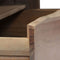 vidaXL - Salontafel - met - natuurlijke - rand - 90x50x40 - cm - acaciahout - grijs