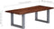 vidaXL - Salontafel - met - natuurlijke - randen - 115x60x40 - cm - acaciahout