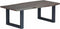 vidaXL - Salontafel - met - natuurlijke - randen - 115x60x40 - cm - acaciahout - grijs