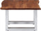 vidaXL - Salontafel - met - natuurlijke - randen - 60x60x40 - cm - acaciahout