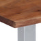 vidaXL - Salontafel - met - natuurlijke - randen - 60x60x40 - cm - acaciahout