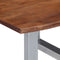 vidaXL - Salontafel - met - natuurlijke - randen - 60x60x40 - cm - acaciahout