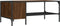 vidaXL - Salontafel - met - rek - 100x51x40 - cm - bewerkt - hout - bruin - eikenkleur