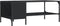 vidaXL - Salontafel - met - rek - 100x51x40 - cm - bewerkt - hout - zwart