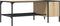 vidaXL - Salontafel - met - rek - 100x51x40 - cm - bewerkt - hout - sonoma - eikenkleur