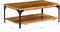 vidaXL - Salontafel - met - schap - 100x60x35 - cm - massief - gerecycled - hout