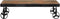 vidaXL - Salontafel - met - wielen - 100x60x26 - cm - massief - gerecycled - hout