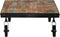 vidaXL - Salontafel - met - wielen - 100x60x26 - cm - massief - gerecycled - hout