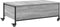 vidaXL - Salontafel - met wielen - 91x55x34 - cm - bewerkt hout - grijs - sonoma
