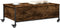 vidaXL - Salontafel - met wielen - 91x55x34 - cm - bewerkt hout - gerookt - eiken
