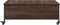 vidaXL - Salontafel - met wielen - 91x55x34 - cm - bewerkt hout - bruin - eikenkleur
