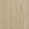 vidaXL - Salontafel - met wielen - 91x55x34 - cm - bewerkt hout - sonoma - eiken