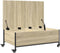 vidaXL - Salontafel - met wielen - 91x55x34 - cm - bewerkt hout - sonoma - eiken