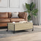 vidaXL - Salontafel - met wielen - 91x55x34 - cm - bewerkt hout - sonoma - eiken