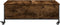 vidaXL - Salontafel - met wielen - 91x55x34 - cm - bewerkt hout - gerookt - eiken