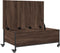 vidaXL - Salontafel - met wielen - 91x55x34 - cm - bewerkt hout - bruin - eikenkleur