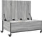 vidaXL - Salontafel - met wielen - 91x55x34 - cm - bewerkt hout - grijs - sonoma