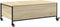vidaXL - Salontafel - met wielen - 91x55x34 - cm - bewerkt hout - sonoma - eiken