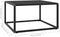 vidaXL - Salontafel - met - zwart - glas - 60x60x35 - cm - zwart