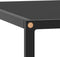 vidaXL - Salontafel - met - zwart - glas - 60x60x35 - cm - zwart