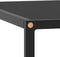 vidaXL - Salontafel - met - zwart - glas - 80x80x35 - cm - zwart