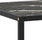 vidaXL - Salontafel - met - zwart - marmerglas - 100x50x35 - cm - zwart