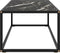 vidaXL - Salontafel - met - zwart - marmerglas - 100x50x35 - cm - zwart