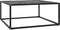 vidaXL - Salontafel - met - zwart - marmerglas - 80x80x35 - cm - zwart