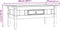 vidaXL - Salontafel - Mexicaans - grenenhout - Corona-stijl - 100x55x44 - cm
