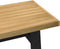vidaXL - Salontafel - NOAIN - A-vormige - poten - 120x60x40 - cm - massief - hout
