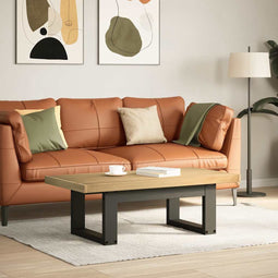 vidaXL - Salontafel - NOAIN - U-vormige - poten - 120x60x40 - cm - massief - hout