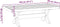 vidaXL - Salontafel - NOAIN - X-vormige - poten - 120x60x40 - cm - massief - hout