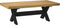 vidaXL - Salontafel - NOAIN - X-vormige - poten - 120x60x40 - cm - massief - hout